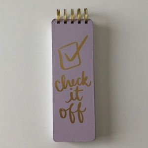 “Check it Off” Notebook/To Do List & Reminders